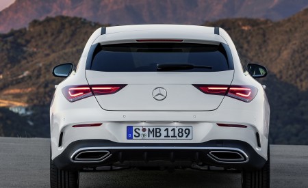 2020 Mercedes-Benz CLA Shooting Brake AMG-Line (Color: Digital White) Rear Wallpapers 450x275 (74)