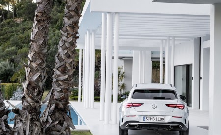 2020 Mercedes-Benz CLA Shooting Brake AMG-Line (Color: Digital White) Rear Wallpapers 450x275 (75)