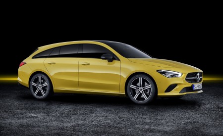 2020 Mercedes-Benz CLA Shooting Brake (Color: Sun Yellow) Front Three-Quarter Wallpapers 450x275 (85)