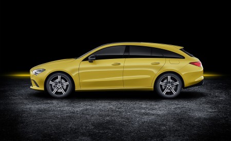 2020 Mercedes-Benz CLA Shooting Brake (Color: Sun Yellow) Side Wallpapers 450x275 (90)