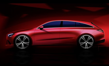 2020 Mercedes-Benz CLA Shooting Brake Design Sketch Wallpapers 450x275 (99)