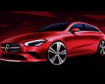 2020 Mercedes-Benz CLA Shooting Brake Design Sketch Wallpapers 150x120