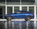 2020 Mercedes-Benz GLC 300 4MATIC Coupe (Color: Brilliant Blue Metallic) Side Wallpapers 150x120