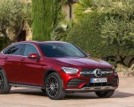 2020 Mercedes-Benz GLC 300 Coupe 4MATIC (Color: Designo Hyacinth Red Metallic) Front Three-Quarter Wallpapers 150x120