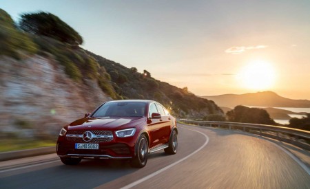 2020 Mercedes-Benz GLC 300 Coupe 4MATIC (Color: Designo Hyacinth Red Metallic) Front Wallpapers 450x275 (81)