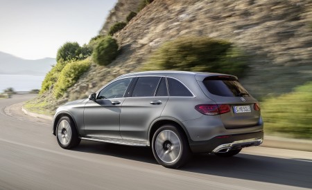 2020 Mercedes-Benz GLC (Color: Designo Selenite Grey Magno) Rear Three-Quarter Wallpapers 450x275 (42)