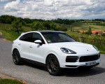 2020 Porsche Cayenne Coupé (Color: Carrara White Metallic) Front Three-Quarter Wallpapers 150x120