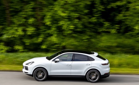 2020 Porsche Cayenne Coupé (Color: Carrara White Metallic) Side Wallpapers 450x275 (142)