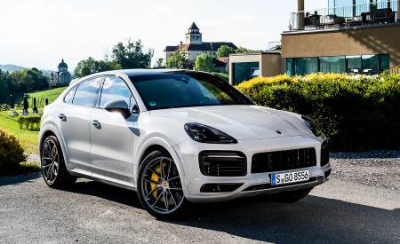 2020 Porsche Cayenne S Coupé (Color: Crayon) Front Three-Quarter Wallpapers 450x275 (47)