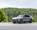 2020 Porsche Cayenne S Coupé (Color: Dolomite Silver Metallic) Front Three-Quarter Wallpapers 150x120