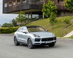 2020 Porsche Cayenne S Coupé (Color: Dolomite Silver Metallic) Front Three-Quarter Wallpapers 150x120