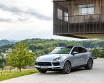 2020 Porsche Cayenne S Coupé (Color: Dolomite Silver Metallic) Front Three-Quarter Wallpapers 150x120
