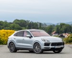 2020 Porsche Cayenne S Coupé (Color: Dolomite Silver Metallic) Front Three-Quarter Wallpapers 150x120