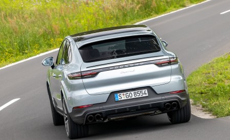 2020 Porsche Cayenne S Coupé (Color: Dolomite Silver Metallic) Rear Wallpapers 450x275 (100)