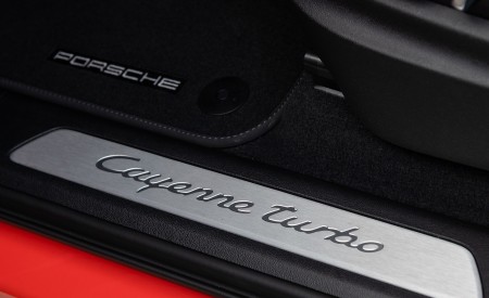 2020 Porsche Cayenne Turbo Coupe (Color: Lava Orange) Door Sill Wallpapers 450x275 (67)