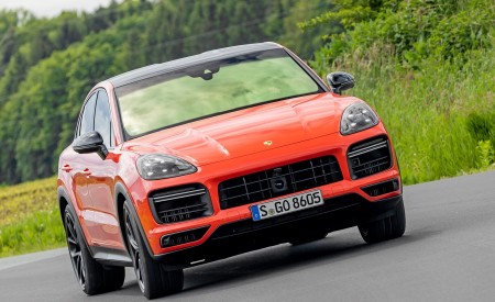 2020 Porsche Cayenne Turbo Coupe (Color: Lava Orange) Front Wallpapers 450x275 (56)
