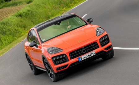 2020 Porsche Cayenne Turbo Coupe (Color: Lava Orange) Front Wallpapers 450x275 (58)