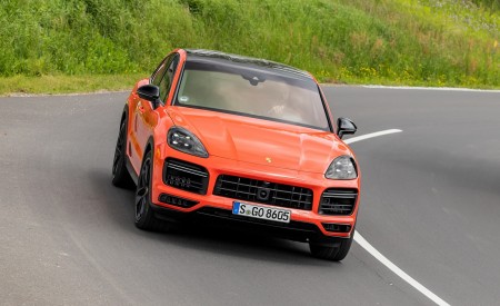 2020 Porsche Cayenne Turbo Coupe (Color: Lava Orange) Front Wallpapers 450x275 (59)