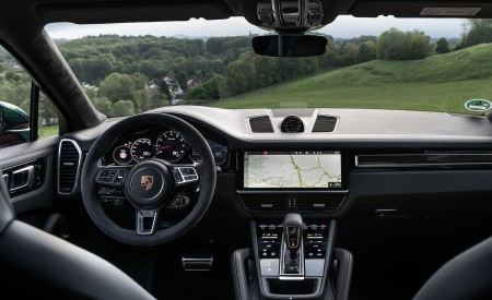 2020 Porsche Cayenne Turbo Coupe (Color: Lava Orange) Interior Cockpit Wallpapers 450x275 (73)