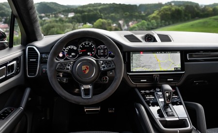2020 Porsche Cayenne Turbo Coupe (Color: Lava Orange) Interior Cockpit Wallpapers 450x275 (72)