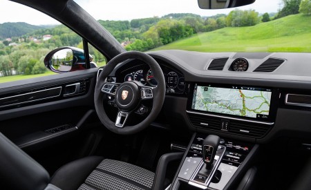 2020 Porsche Cayenne Turbo Coupe (Color: Lava Orange) Interior Wallpapers 450x275 (76)