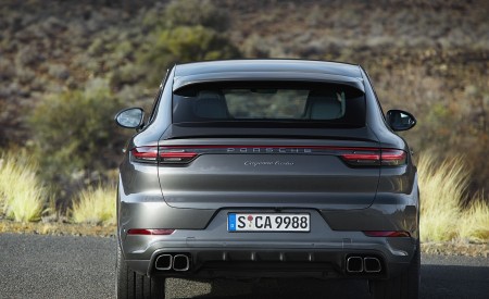 2020 Porsche Cayenne Turbo Coupe Rear Wallpapers 450x275 (87)