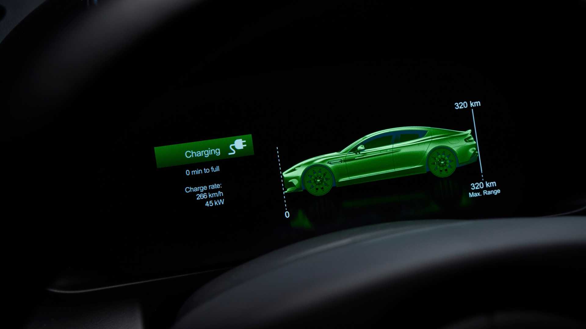 2019 Aston Martin Rapide E Digital Instrument Cluster Wallpapers (12)