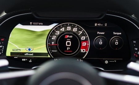 2019 Audi R8 V10 Coupe Performance quattro (UK-Spec) Digital Instrument Cluster Wallpapers 450x275 (196)