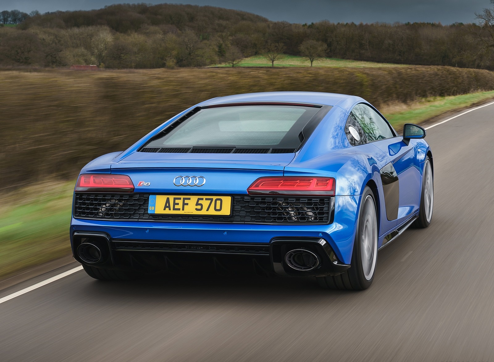 2019 Audi R8 V10 Coupe quattro (UK-Spec) Rear Wallpapers (11)