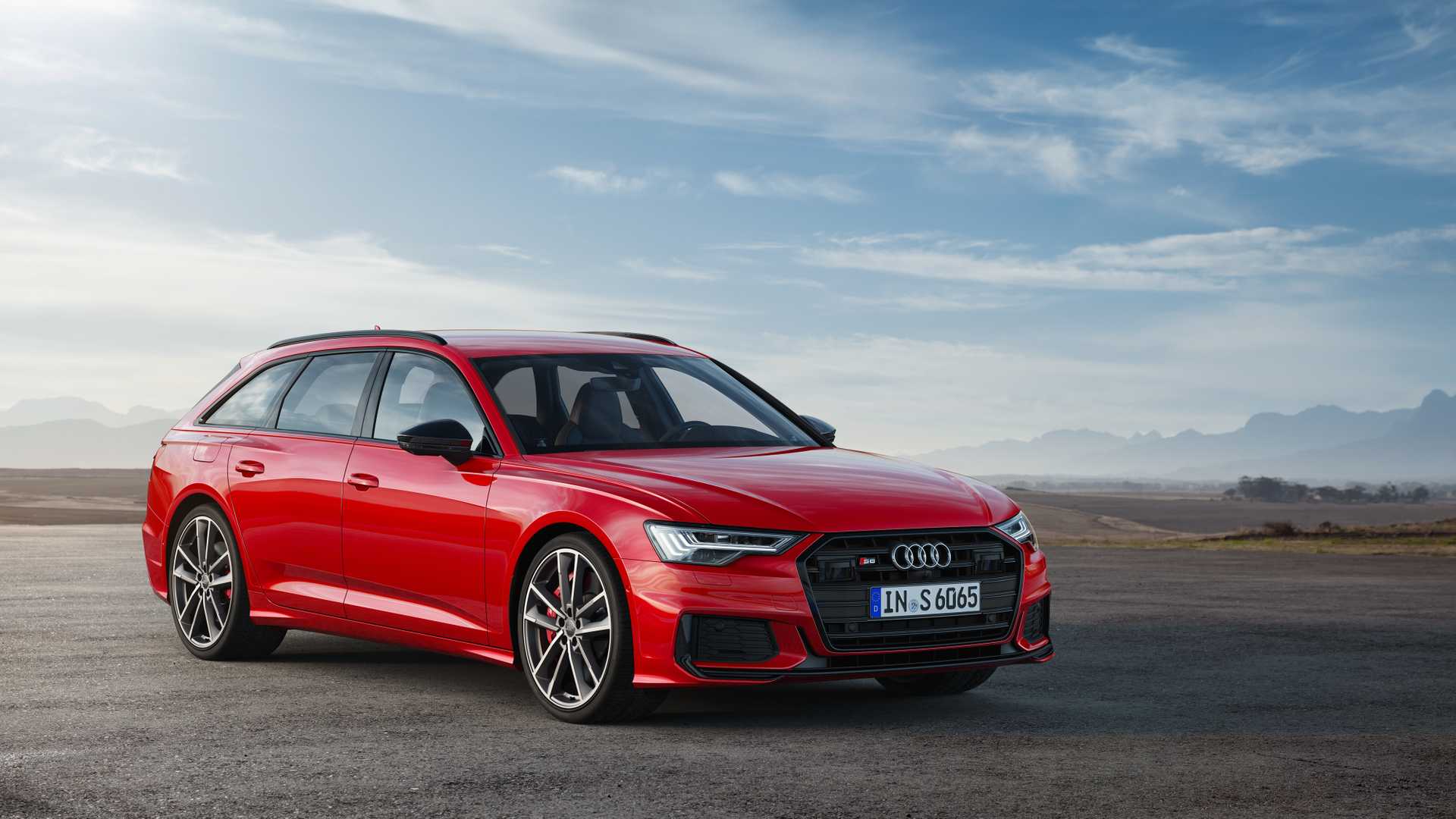 2019 Audi S6 Avant TDI (Color: Tango Red) Front Wallpapers (11)