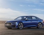 2019 Audi S6 Sedan TDI (Color: Navarra Blue) Front Three-Quarter Wallpapers 150x120 (10)