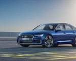 2019 Audi S6 Sedan TDI (Color: Navarra Blue) Front Three-Quarter Wallpapers 150x120 (8)