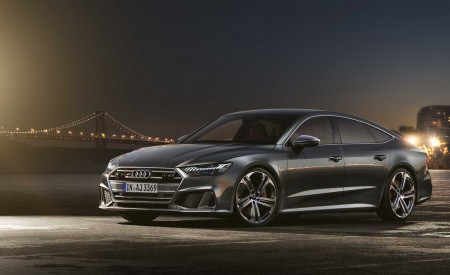 2019 Audi S7 Sportback TDI (Color: Daytona Grey) Front Three-Quarter Wallpapers 450x275 (12)