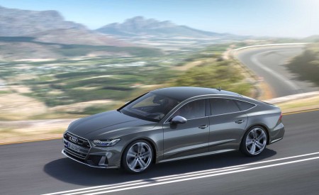 2019 Audi S7 Sportback TDI (Color: Daytona Grey) Front Three-Quarter Wallpapers 450x275 (2)
