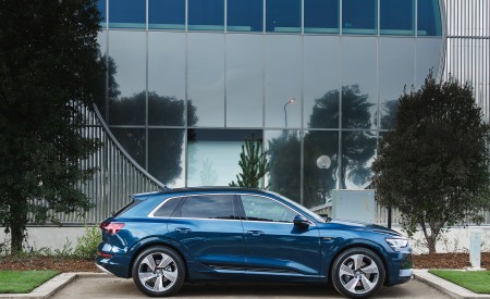 2019 Audi e-tron 55 (UK-Spec) Side Wallpapers 450x275 (89)