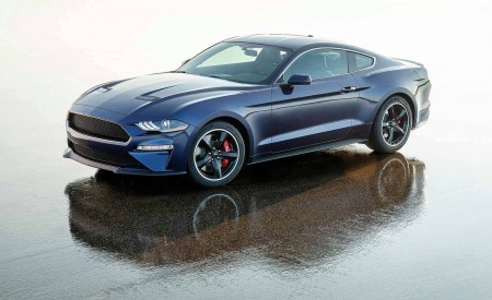 2019 Ford Mustang Bullitt Kona Blue Front Three-Quarter Wallpapers 450x275 (4)