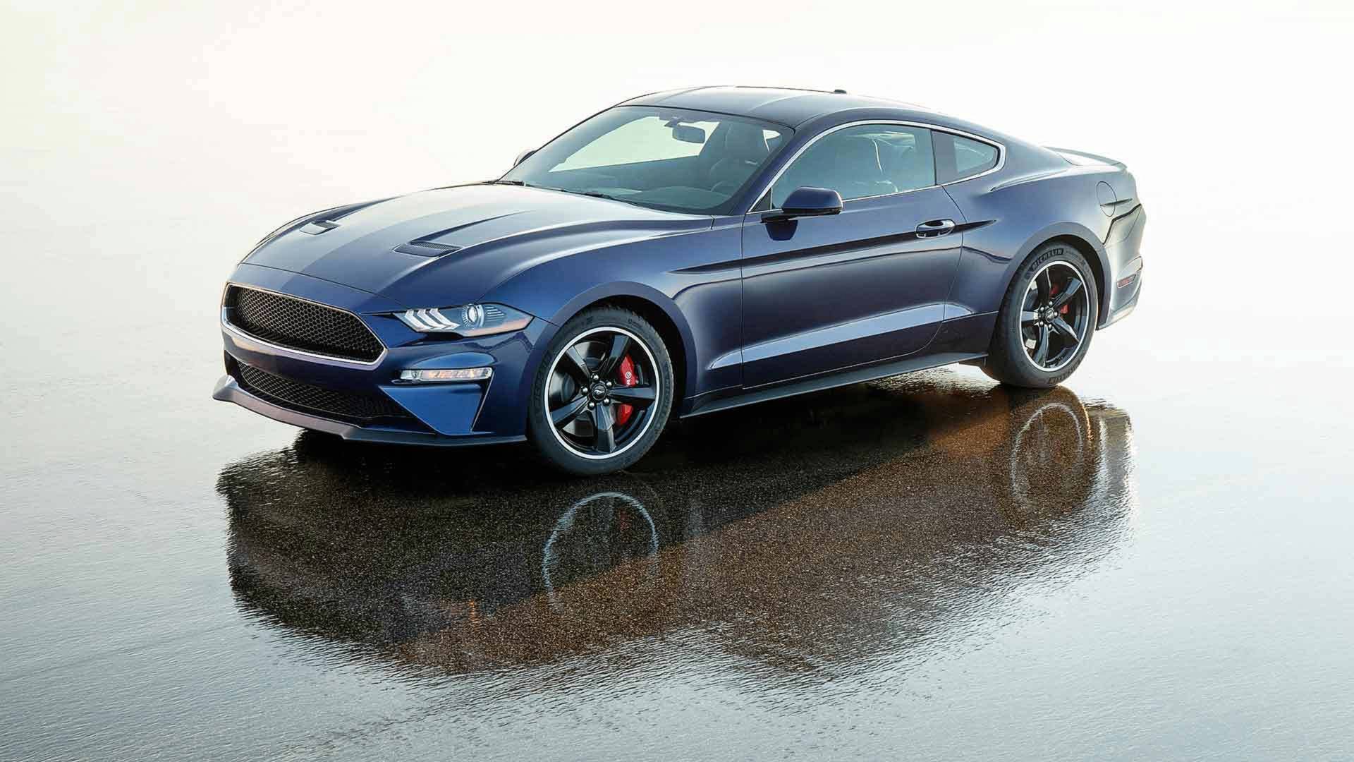 2019 Ford Mustang Bullitt Kona Blue Front Three-Quarter Wallpapers (4)