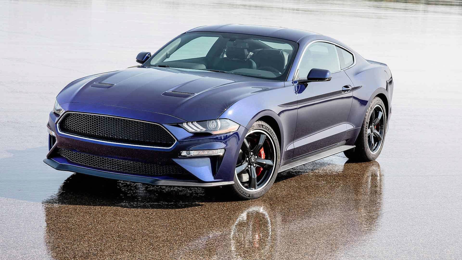 2019 Ford Mustang Bullitt Kona Blue Front Three-Quarter Wallpapers (1)
