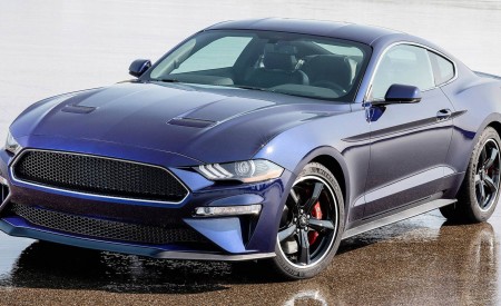 2019 Ford Mustang Bullitt Kona Blue Front Wallpapers 450x275 (5)
