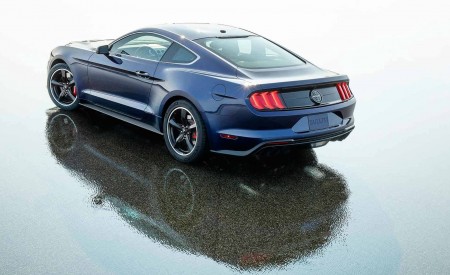 2019 Ford Mustang Bullitt Kona Blue Rear Three-Quarter Wallpapers 450x275 (6)