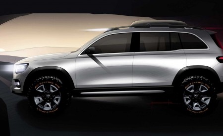 2019 Mercedes-Benz GLB Concept Design Sketch Wallpapers 450x275 (22)