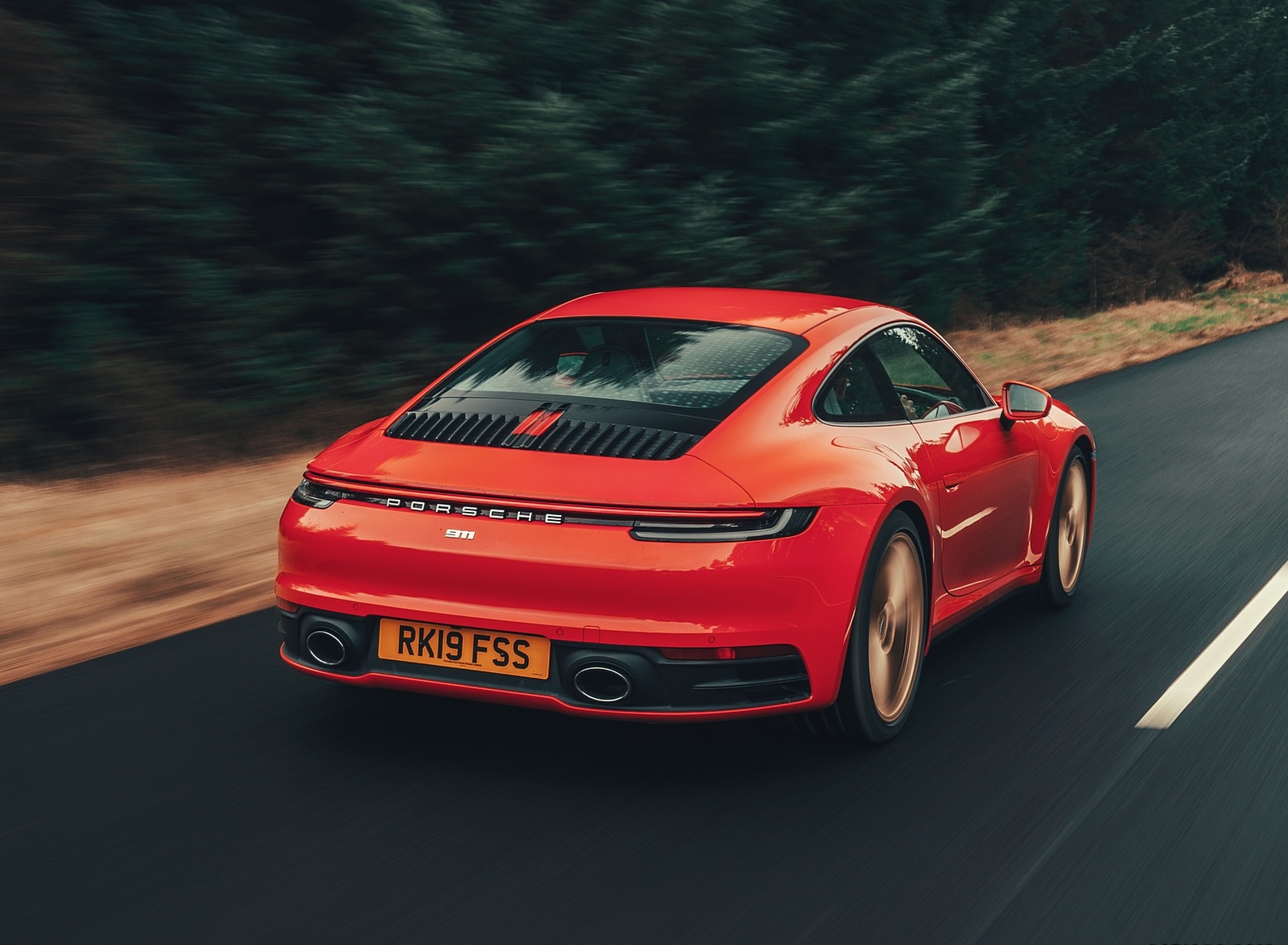 2019 Porsche 911 (992) Carrera S (UK-Spec) Rear Three-Quarter Wallpapers (4)
