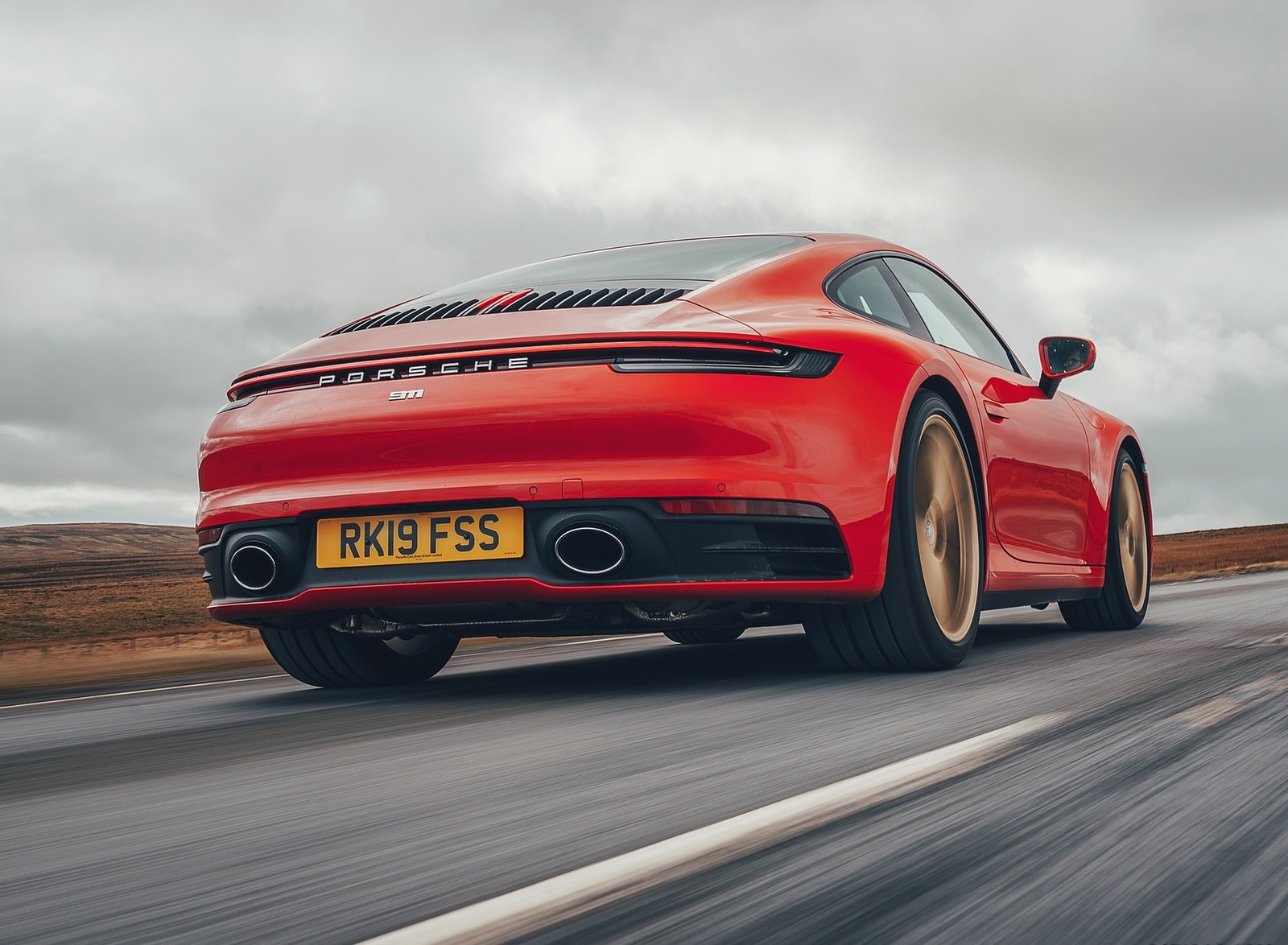 2019 Porsche 911 (992) Carrera S (UK-Spec) Rear Three-Quarter Wallpapers (6)