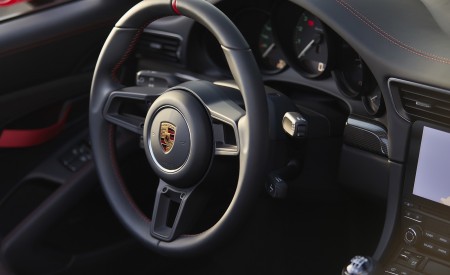 2019 Porsche 911 Speedster (Color: Guards Red) Interior Steering Wheel Wallpapers 450x275 (40)