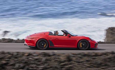 2019 Porsche 911 Speedster (Color: Guards Red) Side Wallpapers 450x275 (6)