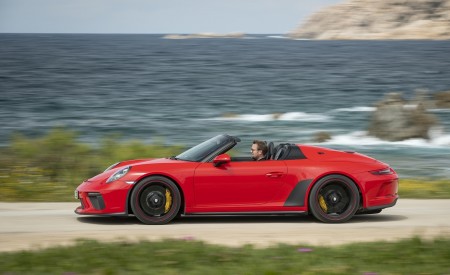 2019 Porsche 911 Speedster (Color: Guards Red) Side Wallpapers 450x275 (18)