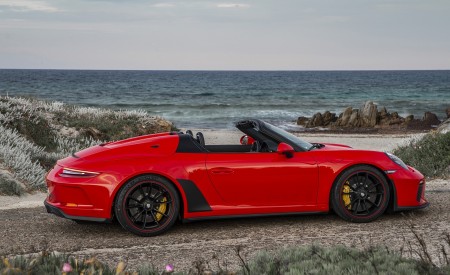 2019 Porsche 911 Speedster (Color: Guards Red) Side Wallpapers 450x275 (19)