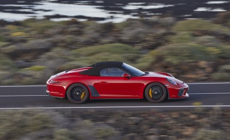 2019 Porsche 911 Speedster (Color: Guards Red) Side Wallpapers 450x275 (7)