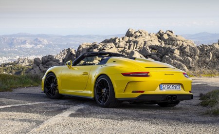 2019 Porsche 911 Speedster Rear Three-Quarter Wallpapers 450x275 (58)