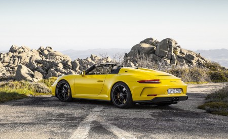 2019 Porsche 911 Speedster Rear Three-Quarter Wallpapers 450x275 (59)